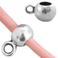 DQ metall Anhängerhalter / Ring mit Öse Ø 2.2mm Antik silber